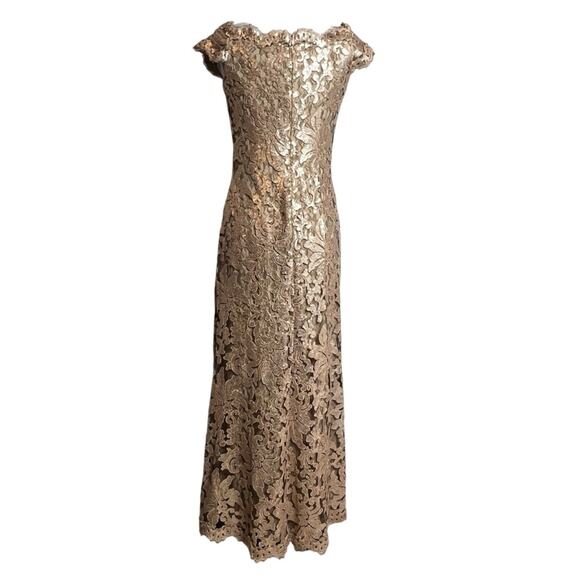 Tadashi Shoji BHLDN Odette Lace Sequins Maxi Sz 2 - Picture 4 of 8